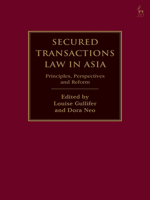 Title details for Secured Transactions Law in Asia by Louise Gullifer - Available